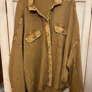Free People One Scout Jacket Size Medium in Fawn